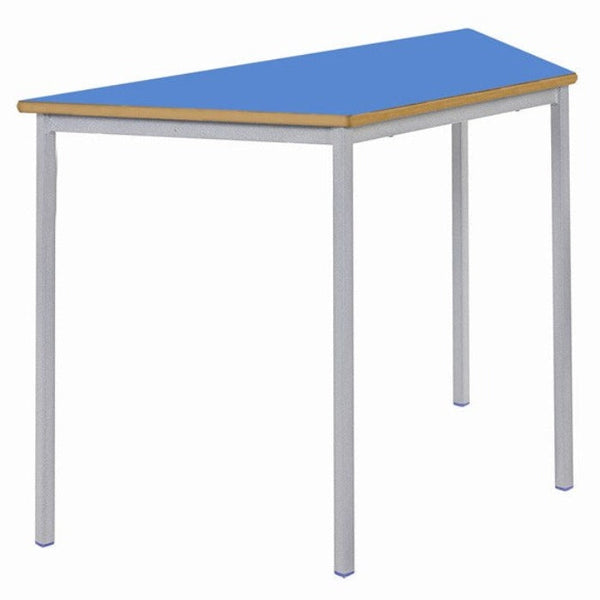 Value Fully Welded Trapezoidal Classroom Tables - Bullnose Edge