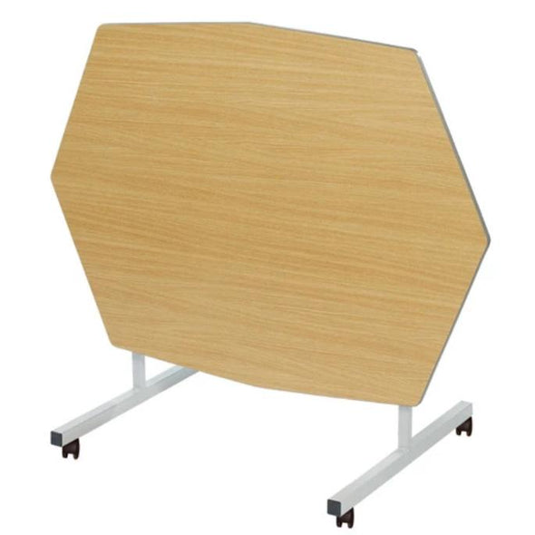 Tilt Top Dining Tables - Irregular Octagonal 1380 x 1000mm - Educational Equipment Supplies