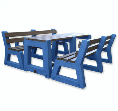 Outdoor Composite Imperial Table and Seat Set Outdoor Composite Imperial Table and Seat Set | Outdoor Seating | www.ee-supplies.co.uk