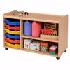 Tss 6 Shallow Tray Storage Unit With Shelf - Educational Equipment Supplies