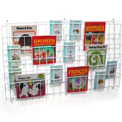 Horizontal Wall Book Rack - H56 x W110 x D7cm - Educational Equipment Supplies