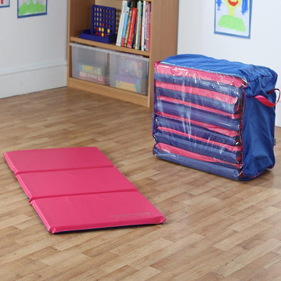 Nursery Folding Rest & Snoozemat® x 6 + Holdall - Educational Equipment Supplies