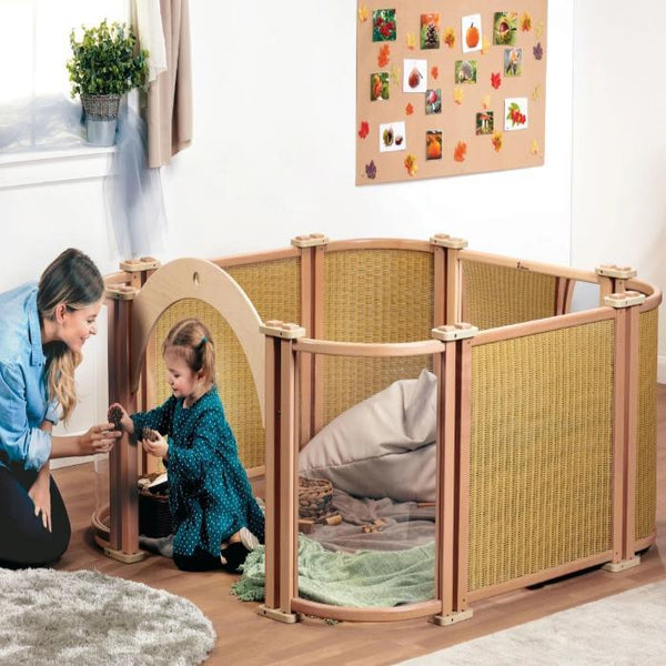 Playscapes Curved 8 Panel Play Pen Set