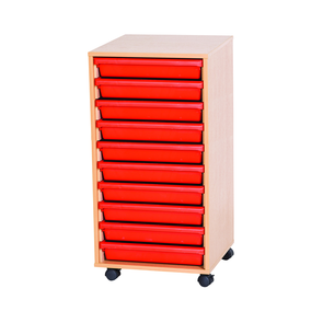 A3 Mobile10 Tray Single Bay Unit - Educational Equipment Supplies