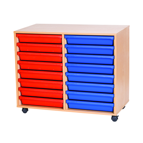 A3 Mobile12 Tray Single Bay Unit - Educational Equipment Supplies