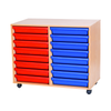 A3 Mobile 16 Tray Single Bay Unit - Educational Equipment Supplies