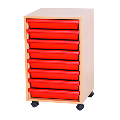 A3 Mobile 8 Tray Single Bay Unit - Educational Equipment Supplies