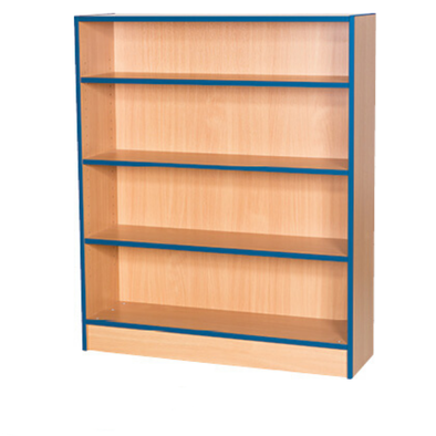 Accento Blue Edge Bookcase H1250mm - Educational Equipment Supplies