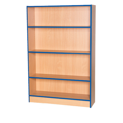 Accento Blue Edge Bookcase H1500mm - Educational Equipment Supplies