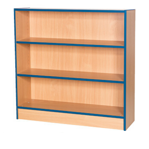 Accento Wooden Blue Edge Bookcase H1000mm
