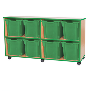 Accento Green Edge 8 Jumbo Tray Unit - Educational Equipment Supplies