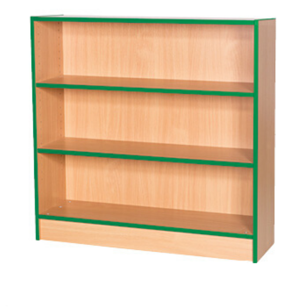 Accento Wooden Green Edge Bookcase H1000mm