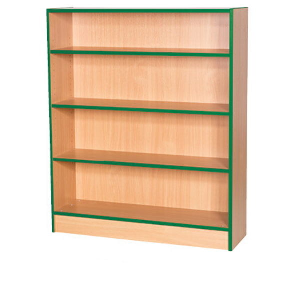 Accento Green Edge Bookcase H1250mm - Educational Equipment Supplies