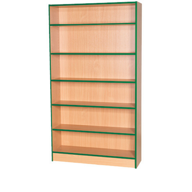 Accento Green Edge Bookcase H1800mm - Educational Equipment Supplies