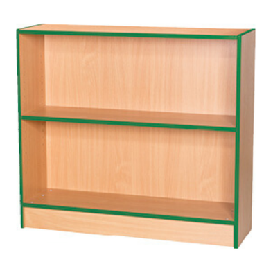 Accento Green Edge Bookcase H750mm - Educational Equipment Supplies