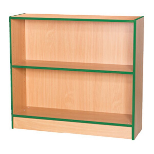 Accento Wooden Green Edge Bookcase H750mm