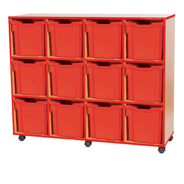Accento Red Edge 12 Jumbo Tray Unit - Educational Equipment Supplies