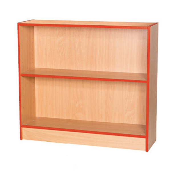 Accento Wooden Red Edge Bookcase H750mm