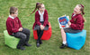 Acorn Bean Bag Cube Seat Set of 4 - Educational Equipment Supplies