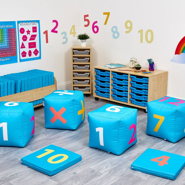 Acorn Maths Equation Cube Seats Acorn Maths Equation Cube Seats | Acorn Furniture | .ee-supplies.co.uk