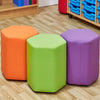 Acorn Nursery Mini Hexagon Foam Seat Set of 6 - Educational Equipment Supplies