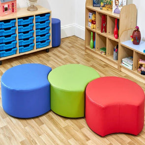 Acorn Primary Large Bite Foam Seat - Set of 3 - Educational Equipment Supplies