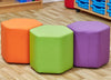 Acorn Primary Mini Hexagon Foam Seat - Educational Equipment Supplies