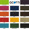 Acorn Square Deep Floor Bean Cushion Set of 8 - Educational Equipment Supplies