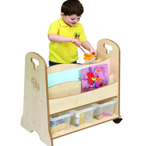 TW Nursery Mini Art Storage Unit - Maple - Educational Equipment Supplies