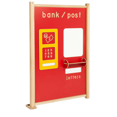 Playscapes Role Play Panel - Bank / Post Office Board Panel - Educational Equipment Supplies