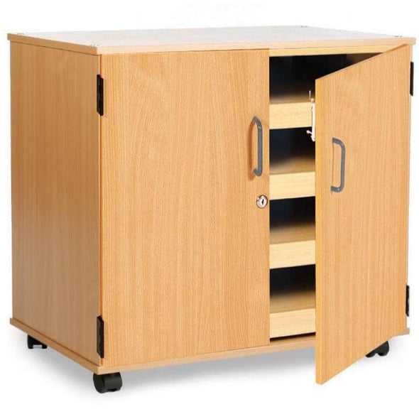 4 Sliding Drawer A1 Paper Store + Doors - Educational Equipment Supplies