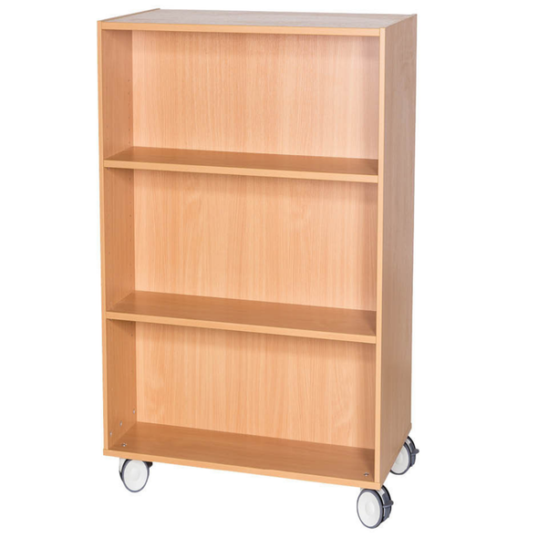 Britannia Double Sided Mobile Library Bookcase H1200 x W1000mm - Educational Equipment Supplies