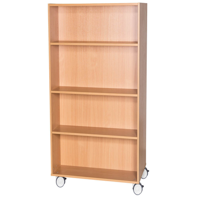 Britannia Double Sided Mobile Library Bookcase H1200 x W1500mm - Educational Equipment Supplies