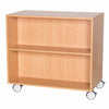 Britannia Double Sided Mobile Library Bookcase H900 x W1000mm - Educational Equipment Supplies