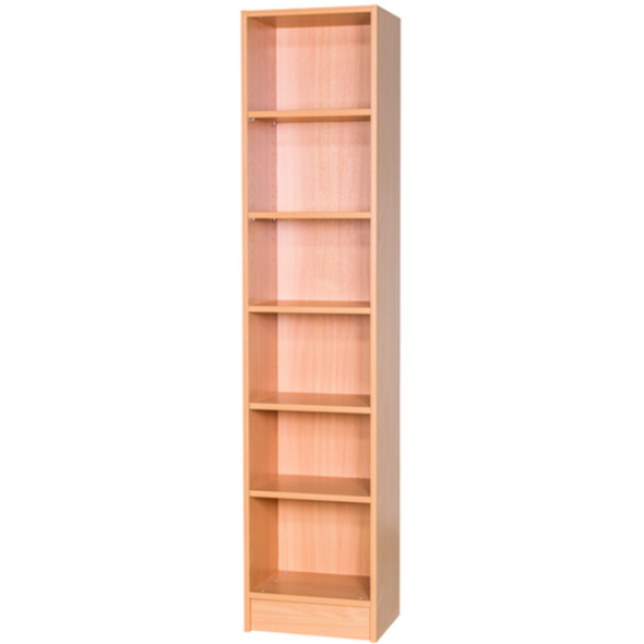 Britannia Slimline Library Bookcase H1800 x W400mm - Educational Equipment Supplies