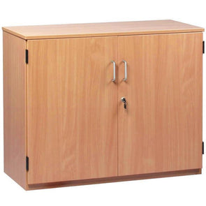 Stock Cupboard with 2 Adjustable Shelves - H768mm - Educational Equipment Supplies