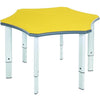 Start Right Flower - Height Adjustable Tables - With Speckle Grey Frames - Educational Equipment Supplies