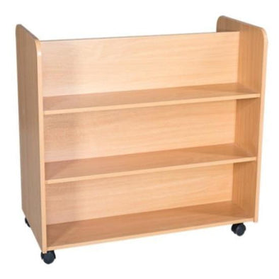 Library Double Sided Mobile Bookcase - Educational Equipment Supplies