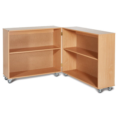 MF Mobile Wooden Hinged Bookcase Mobile MF Mobile Wooden Hinged Bookcase Mobile | ee-supplies.co.uk