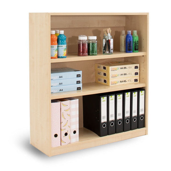 Open Medium Wooden Bookcase W900 x D320 x H1000mm