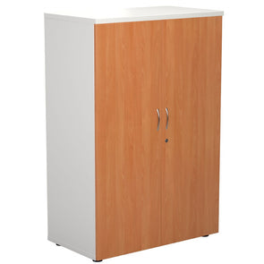 Premium White Sited Cupboard - H1200mm - Educational Equipment Supplies