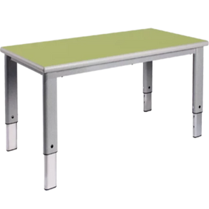 Start Right Rectangular - Height Adjustable Tables -With Speckled Grey Frames - Educational Equipment Supplies