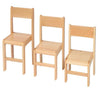 Beech Stacking Chairs x 4 - Educational Equipment Supplies