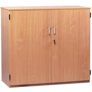 Stock Cupboard with 1 Fixed & 2 Adjustable Shelves - H1018mm - Educational Equipment Supplies