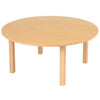 Beech Veneer Nursery Round Table D1000 x H400mm + 4 Chairs H21cm Beech Veneer Nursery Round Table D1000 xH400mm + 4 Chairs H21cm | Seating | www.ee-supplies.co.uk