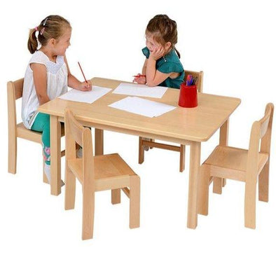 Beech Veneer Nursery Table - 960 X 960mm - Educational Equipment Supplies