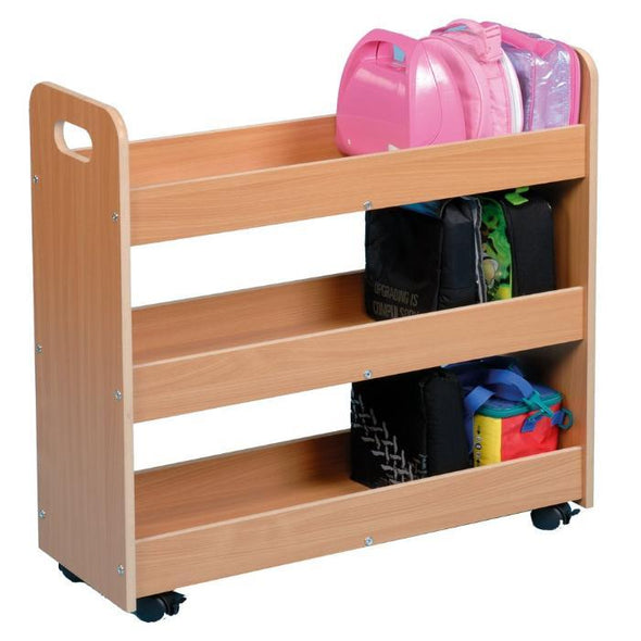 Wooden Lunchbox Trolley - Beech - Educational Equipment Supplies