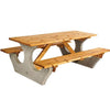 Outdoor Timber & Concrete Pinic Bench - Educational Equipment Supplies