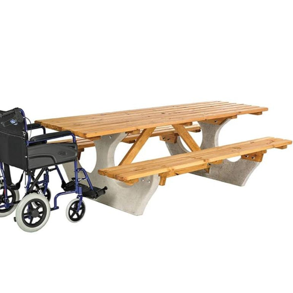 Big Bench Outdoor Timber & Concrete Pinic Bench - Educational Equipment Supplies