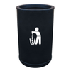 90 Litre Open Top 100% Recycled Universal Litter Bin - Educational Equipment Supplies